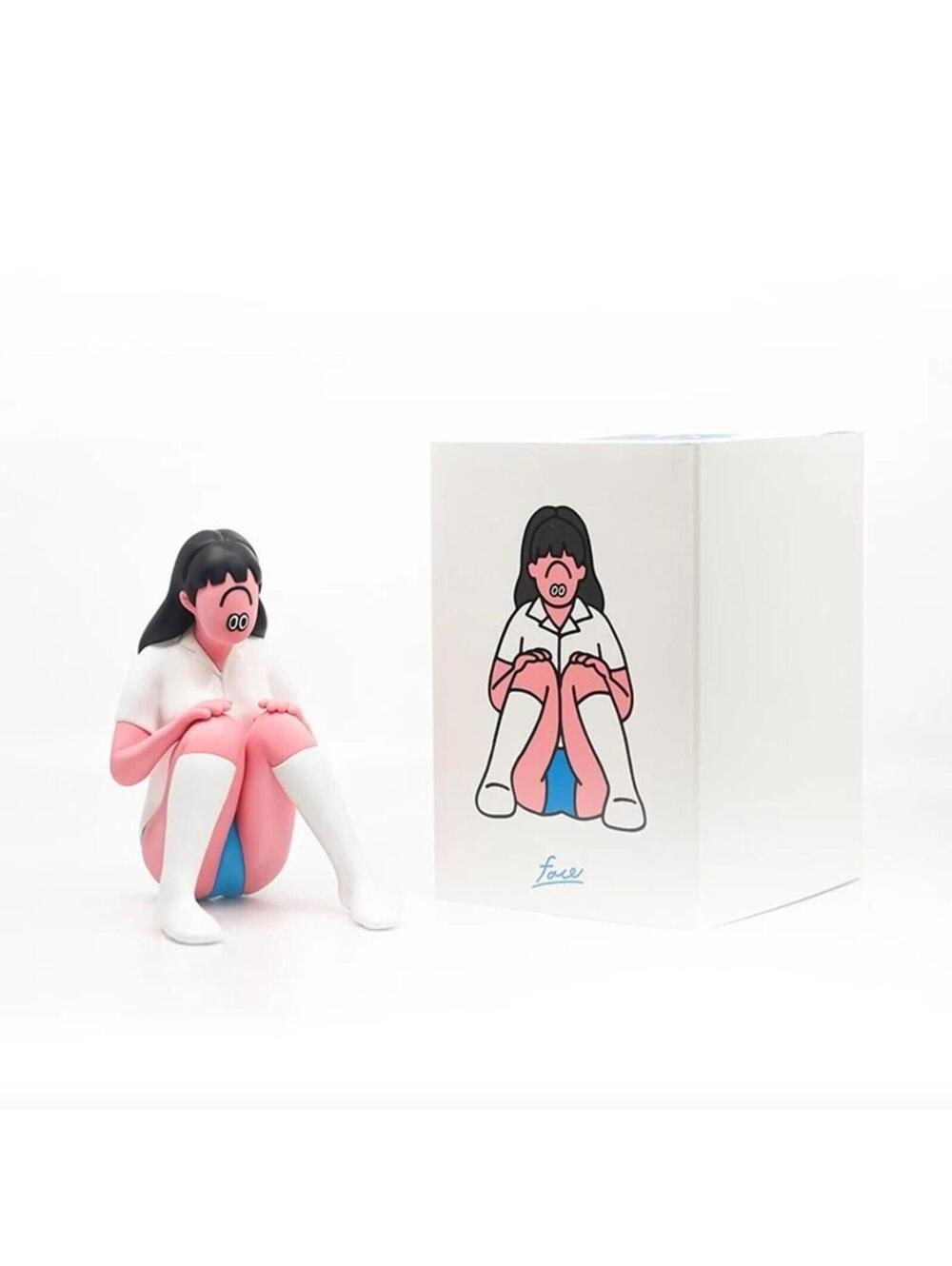 (P) AllRightsReserved x FACE Oka Oh! Sit! Vinyl Figure Limited Urban Collectible
